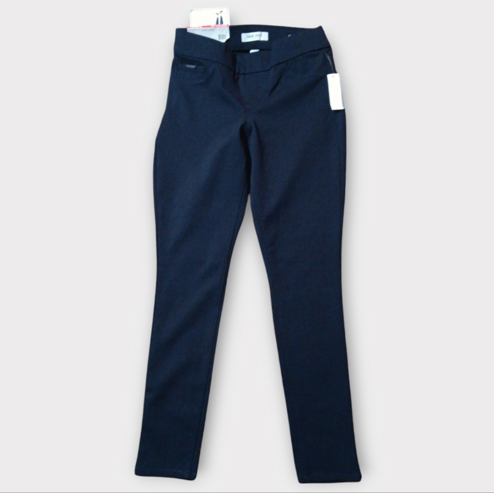 NINE WEST DARK BLUE HEIDI PULL ON SKINNY JEGGINGS WOMEN'S SIZE XS.